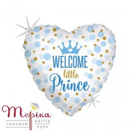 Куля фольгована "Welcome Little Prince" 18 дюймів (45см)
