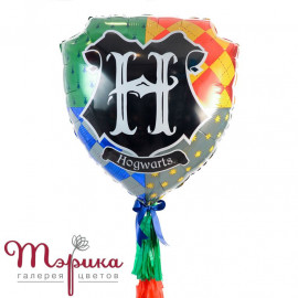 Шар-гігант Герб Хогвартс з гірляндою Тассел