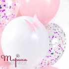 Фонтан з кульок №55 з метеликами