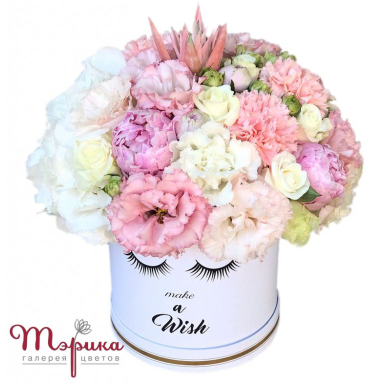 Коробка з квітами "Няша"