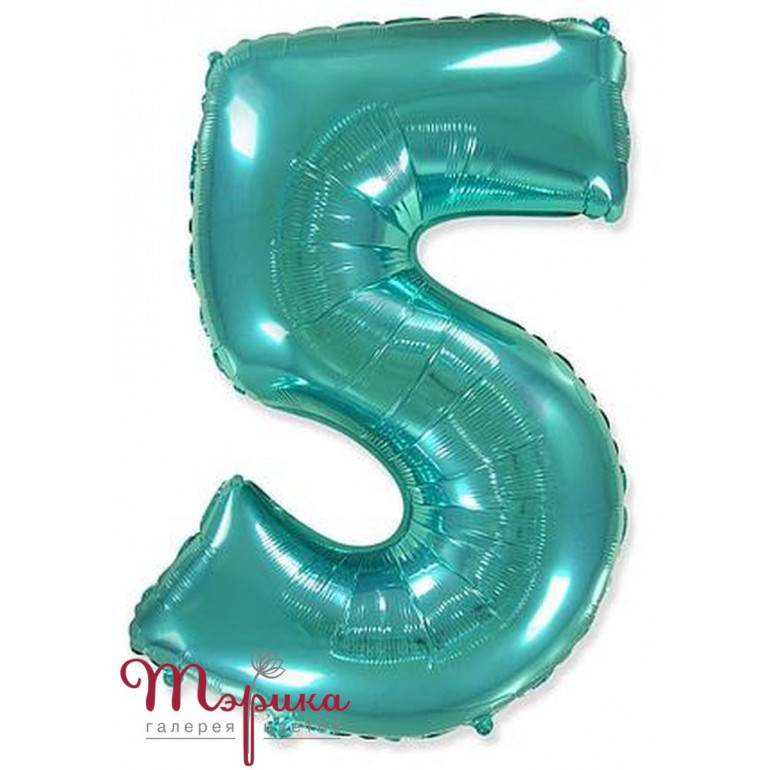 Цифра 5 тиффани 40 дюймів (100 см)