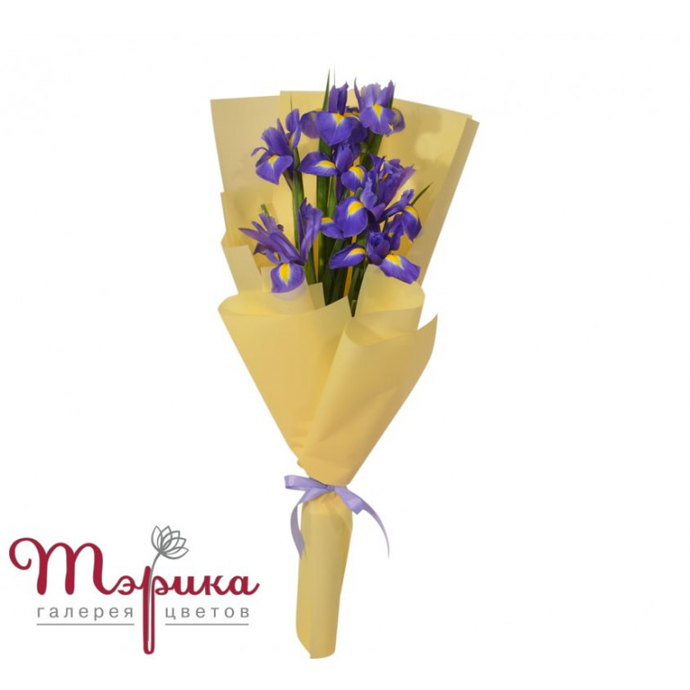 Букет з семи ірисів